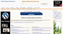 Desktop Screenshot of marketresearchdirectory.co.uk